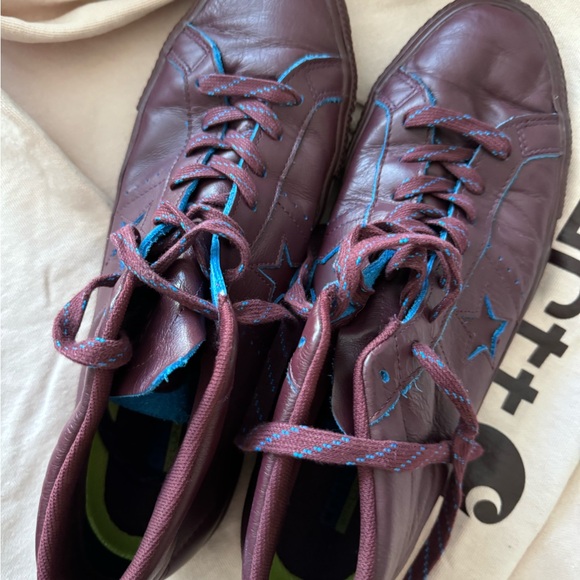 Converse One Star Pro Mid Shoes Deep Bordeaux RARE & GETTING RARER!!! - Picture 7 of 16